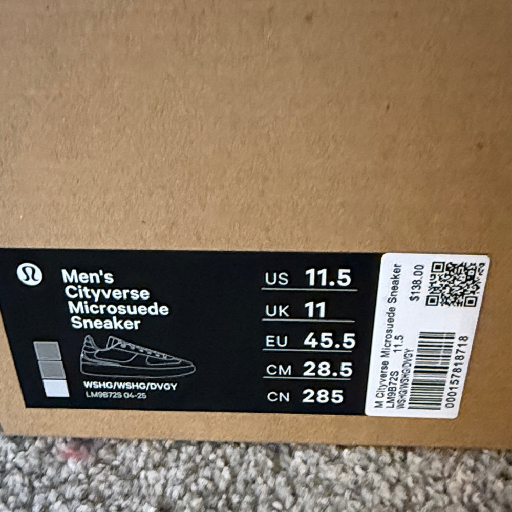 lululemon athletica Men's Cityverse Microsuede Sneakers - gray